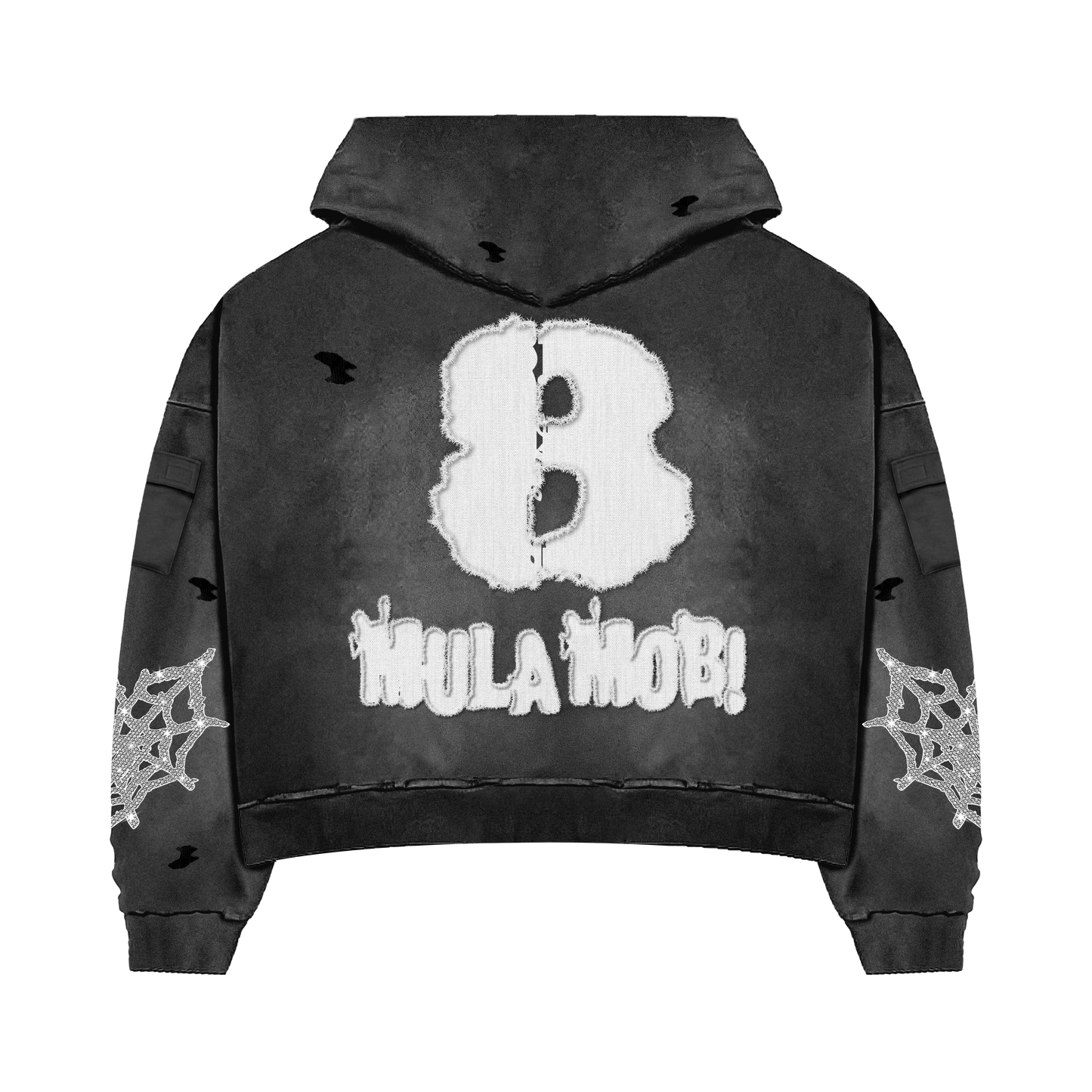 MOB TIES HOODIE-BLACK