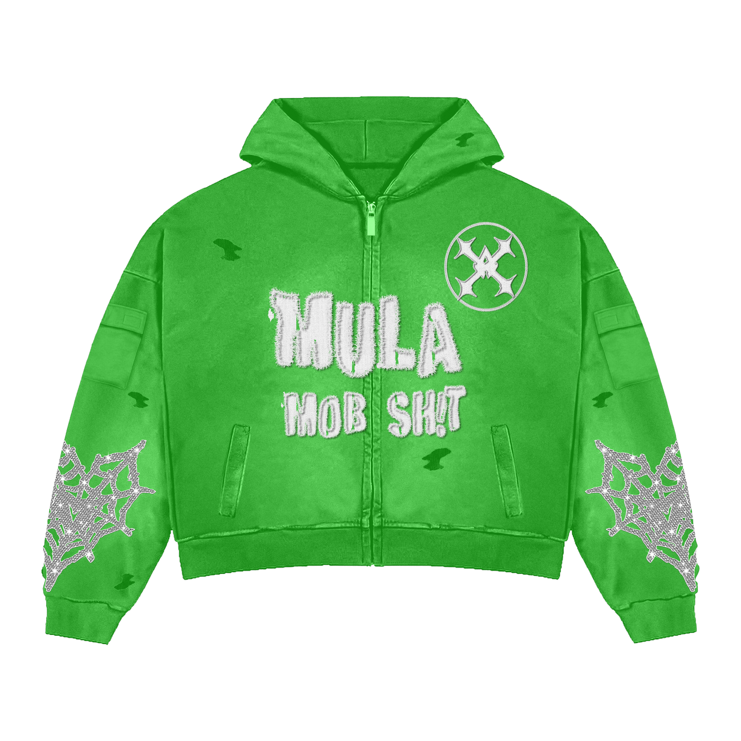 MOB TIES HOODIE- GREEN