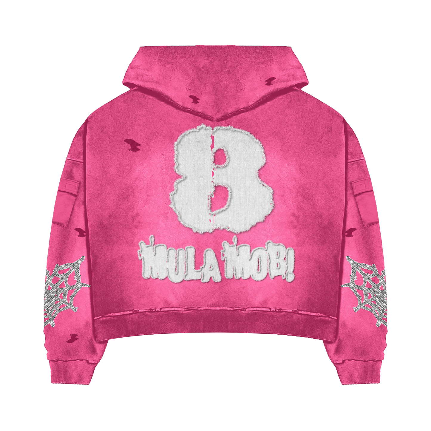 MOB TIES HOODIE - PINK