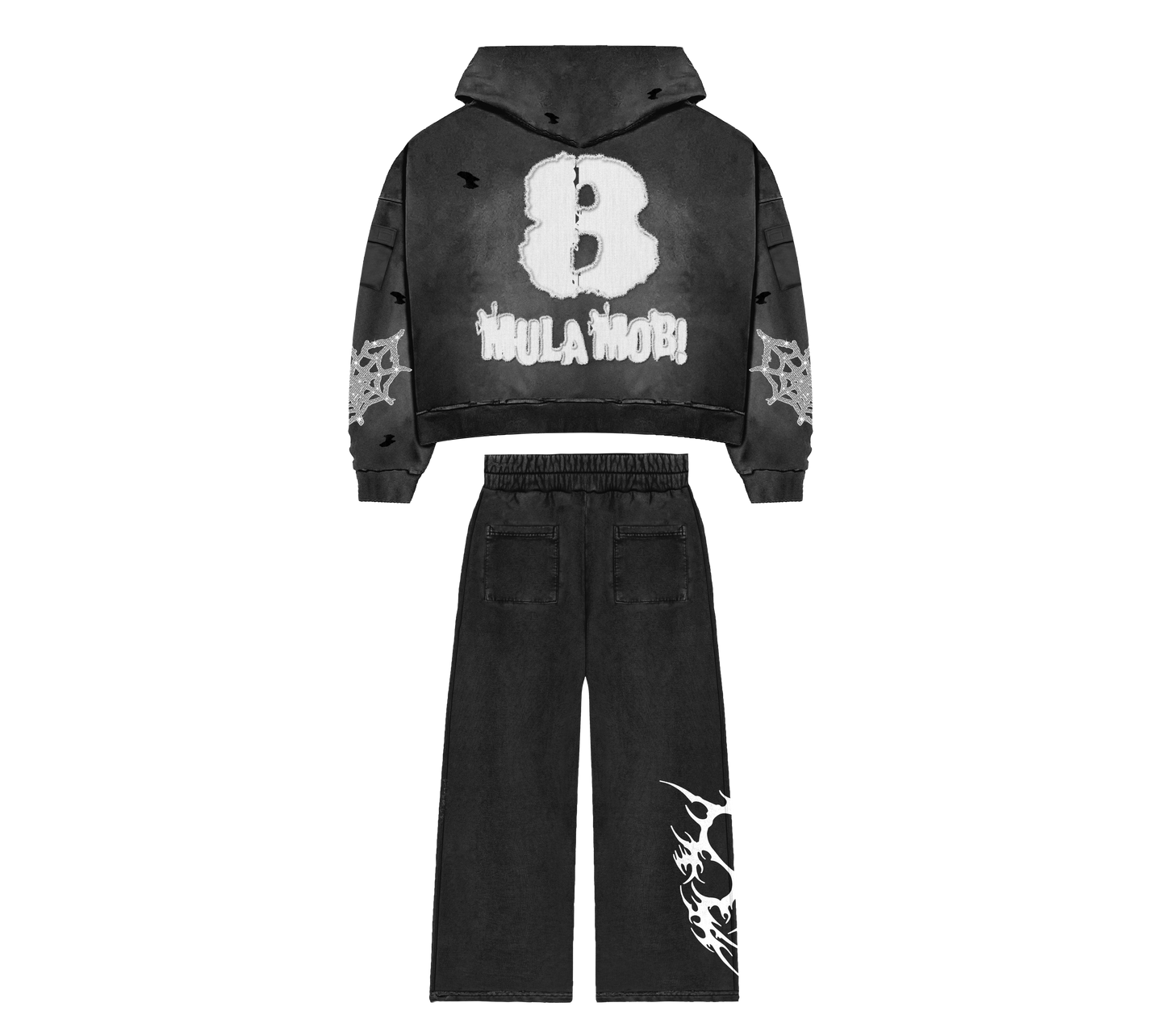 MOB TIES SET- BLACK