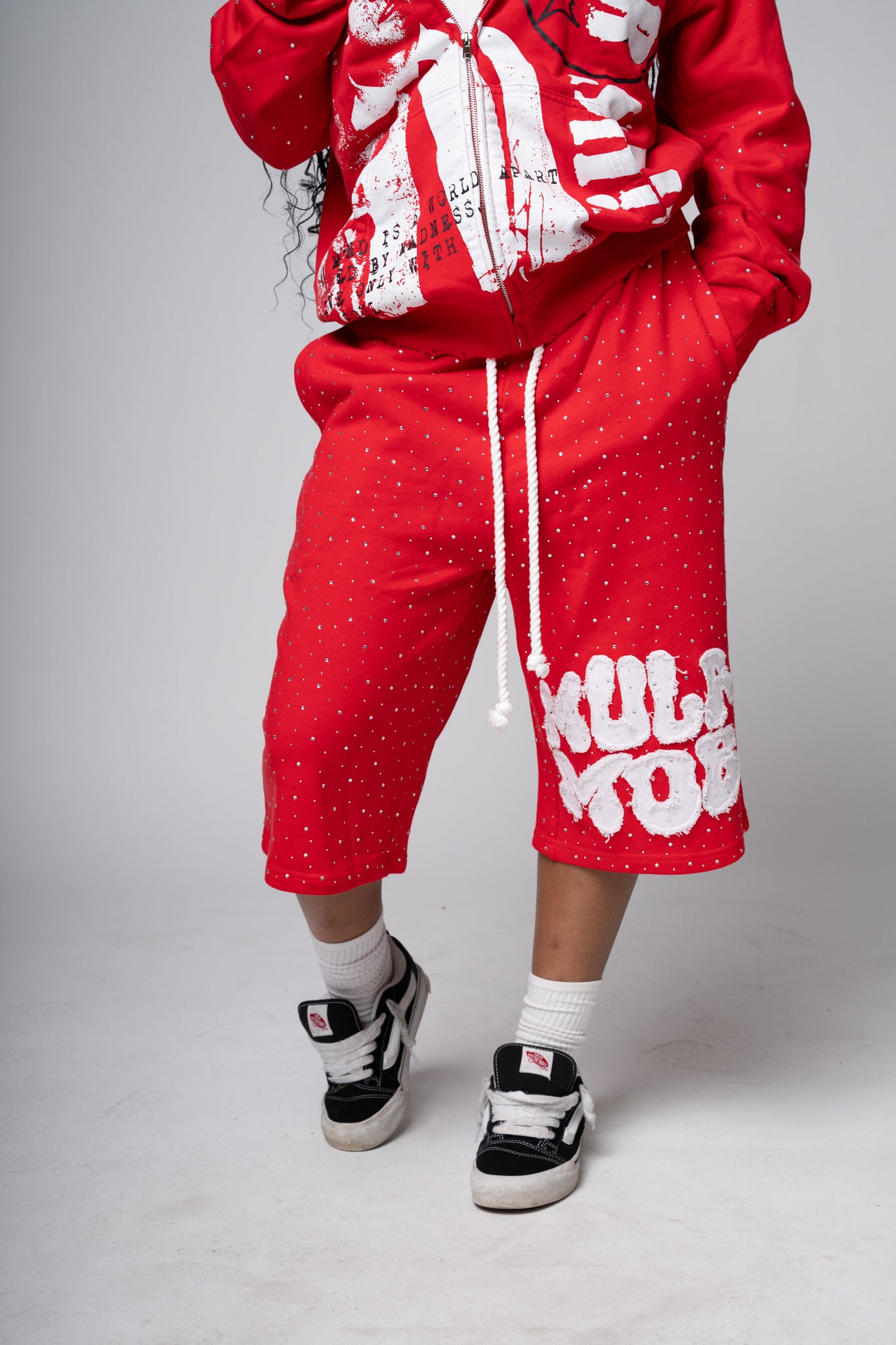 MULA MOB SHORTS-Red