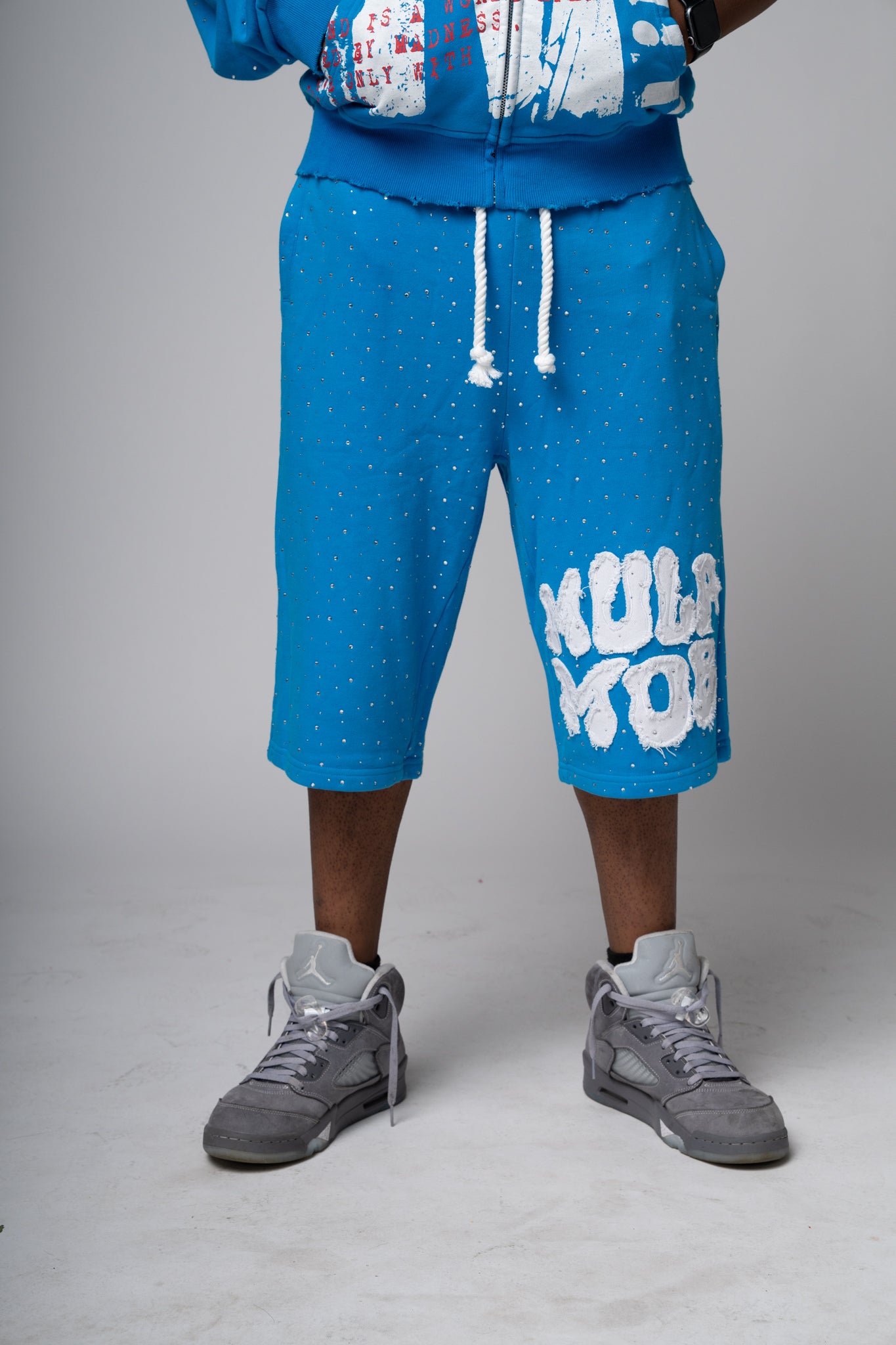 MULA MOB SHORTS-Blue