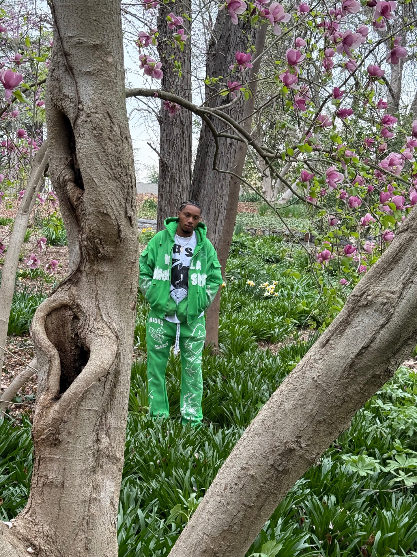 MOB TIES HOODIE- GREEN