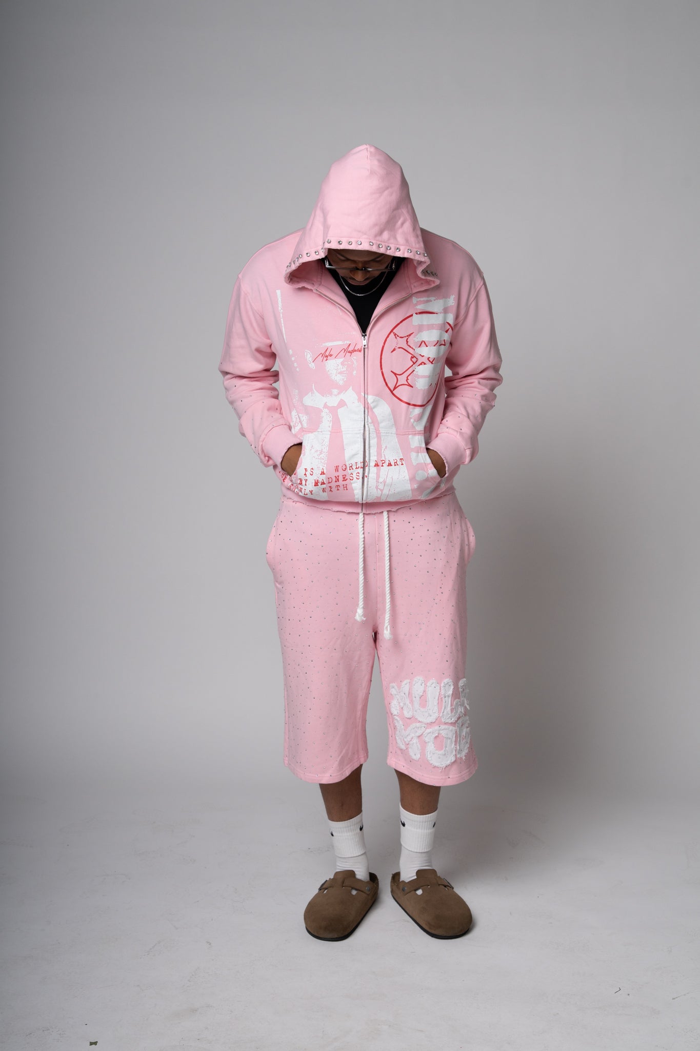 MULA MOB SHORTS -Pink