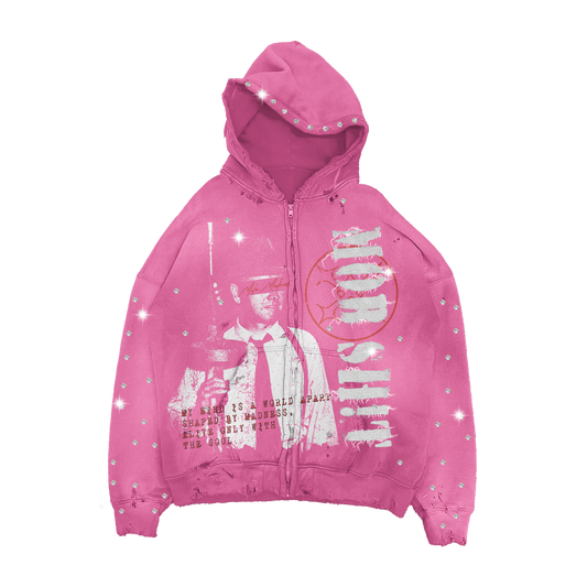 MOB SH!T ZIPUP-Pink