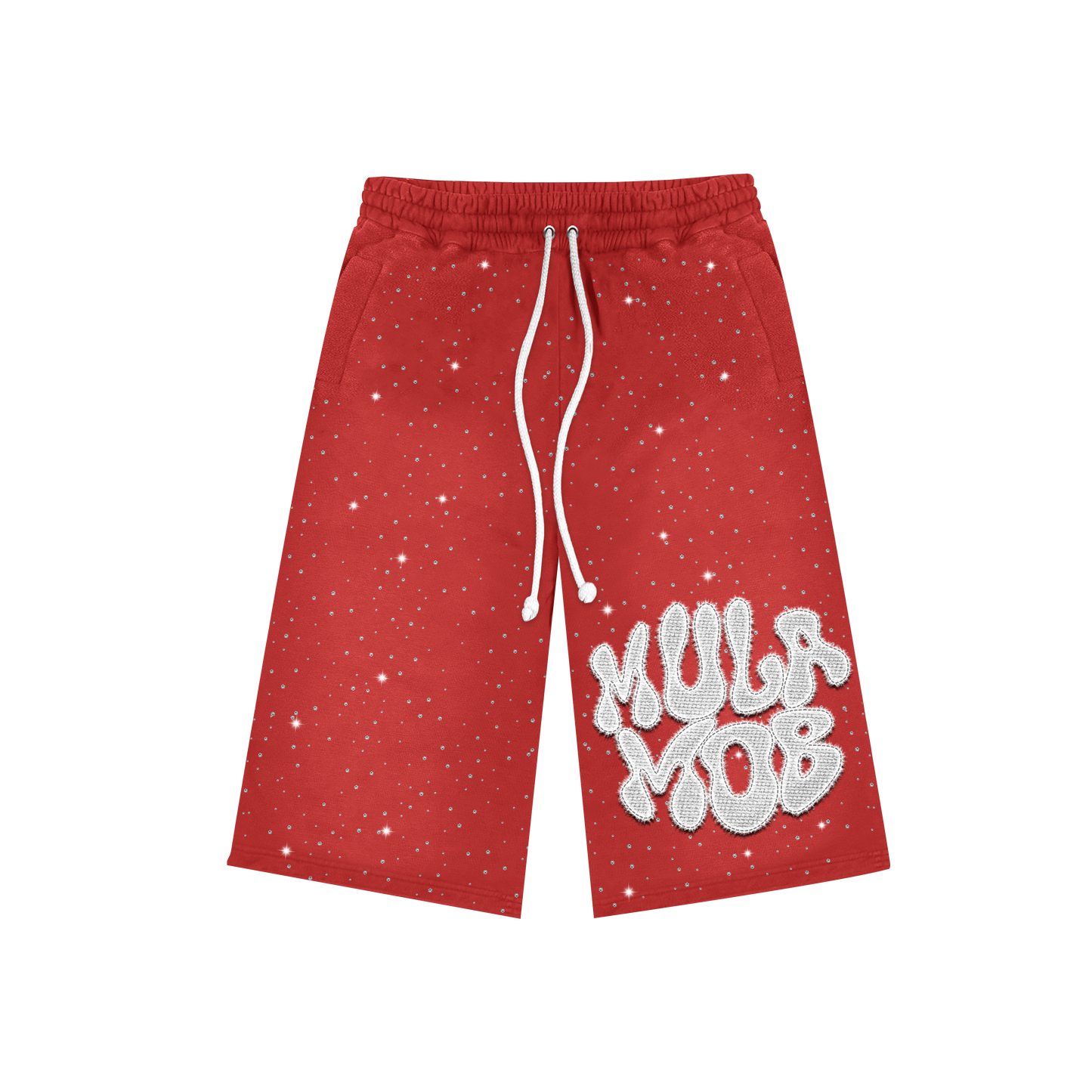 MULA MOB SHORTS-Red