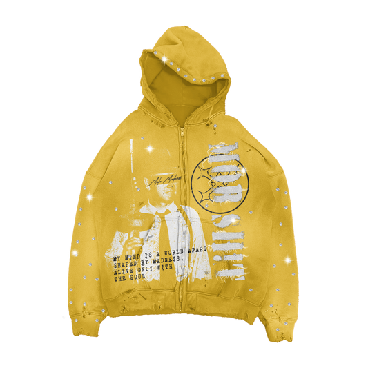 MOB SH!T ZIPUP -Yellow