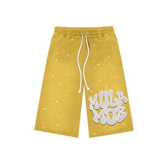 MULA MOB SHORTS-Yellow