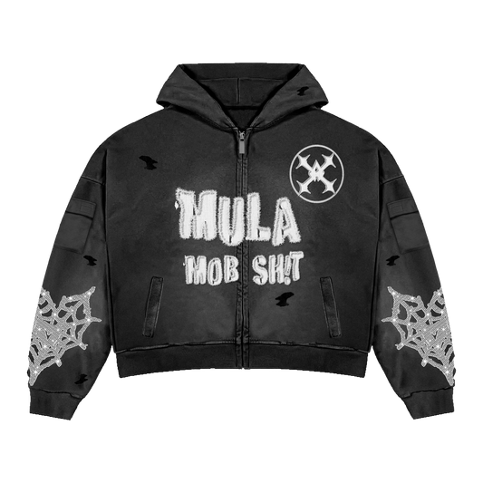 MOB TIES HOODIE-BLACK