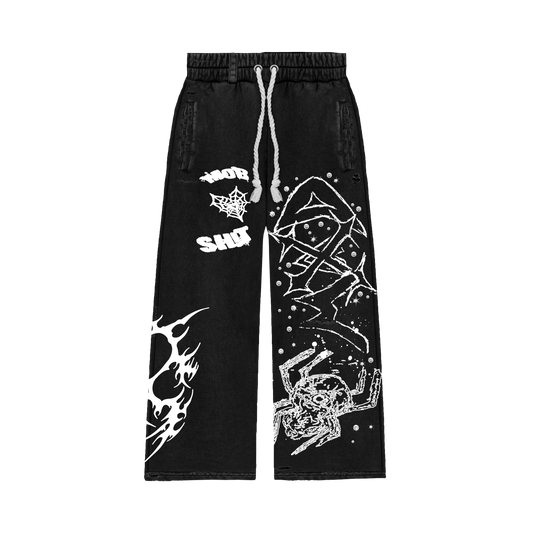 MOB TIES PANTS- BLACK