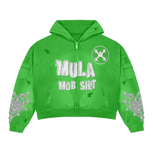 MOB TIES HOODIE- GREEN