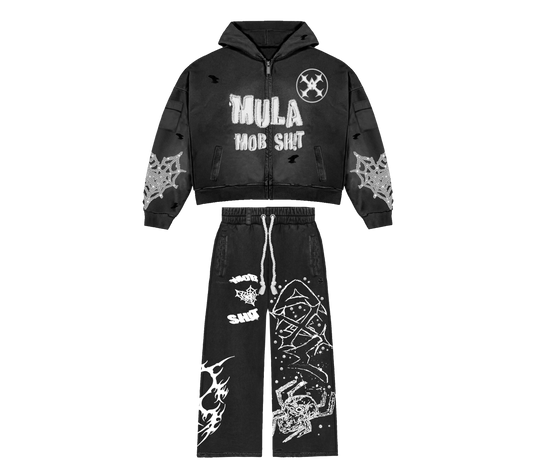 MOB TIES SET- BLACK